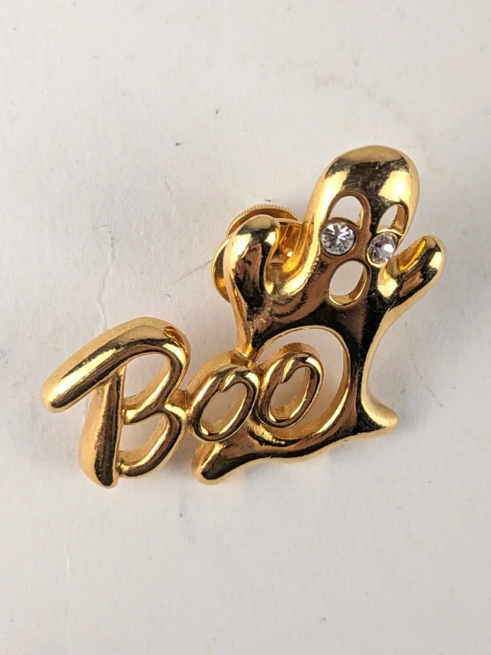 Vintage 90s Avon Gleeful Ghost Tack Pin